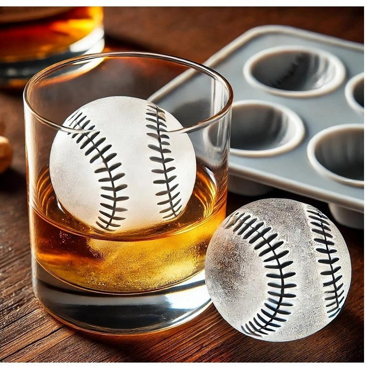 Baseball Ice Mold Spherical Ice Cube Maker