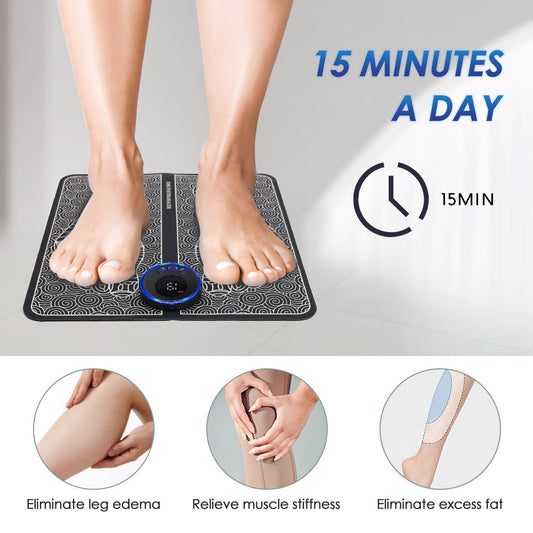 EMS Foot Muscle Massager with Remote and Patches