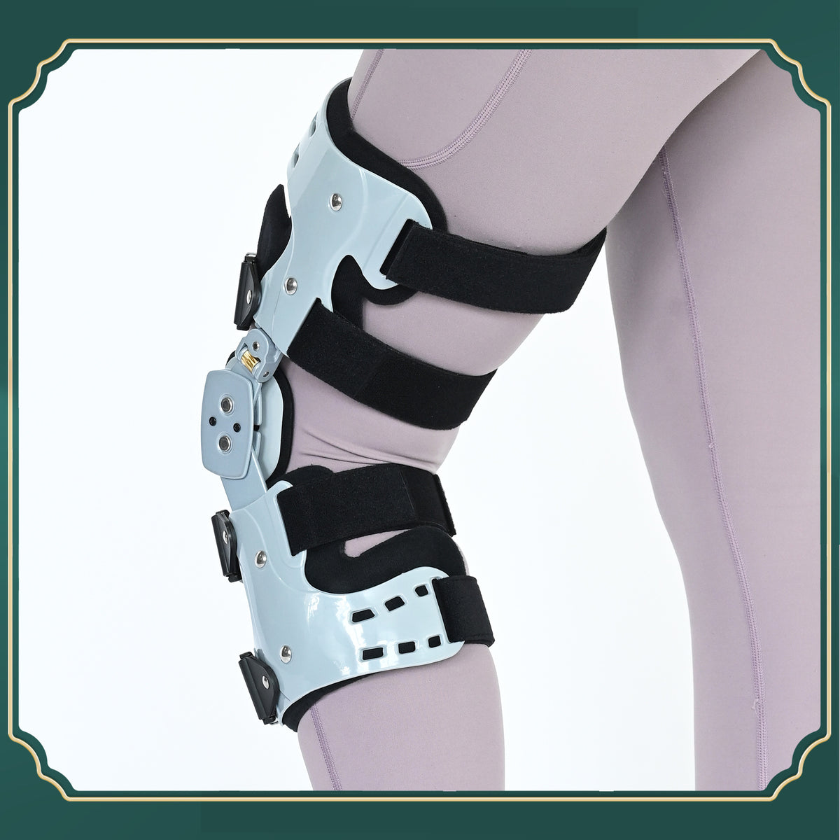 Adjustable Knee Joint Fixation Brace for Postoperative Recovery