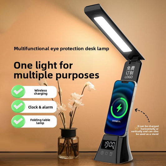 Multifunctional LED Desk Lamp with Wireless Charger