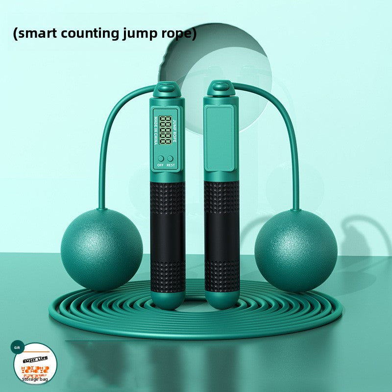 Smart counting weighted skipping rope