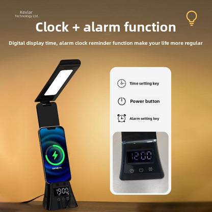 Multifunctional LED Desk Lamp with Wireless Charger