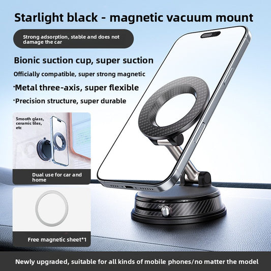 Rotating Magnetic Car Phone Holder with Wireless Charging