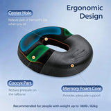 Donut-Shaped Memory Foam Seat Cushion for Tailbone Pain Relief