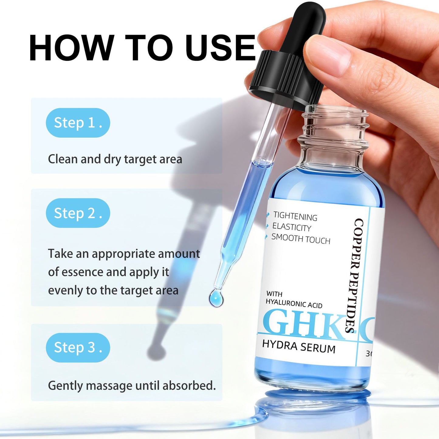 GHK-Cu Blue Copper Peptide Moisturizing Facial Essence