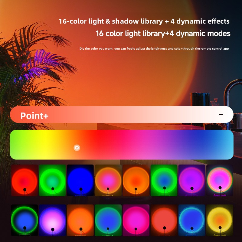 Sunset Projection LED Atmosphere Lamp