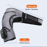 Electric heating shoulder pads for gym use