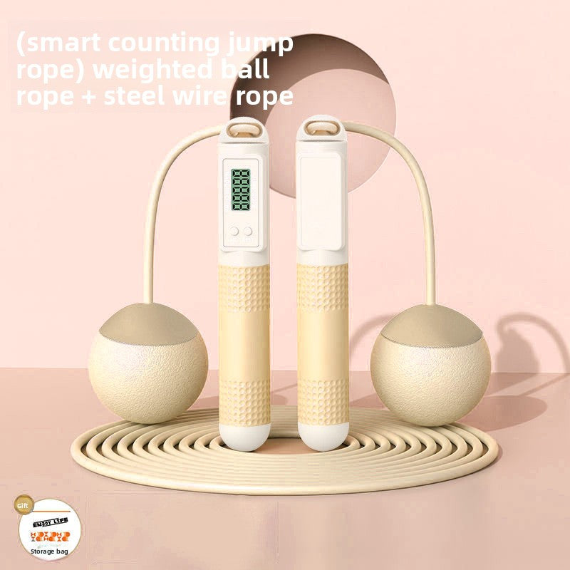 Smart counting weighted skipping rope