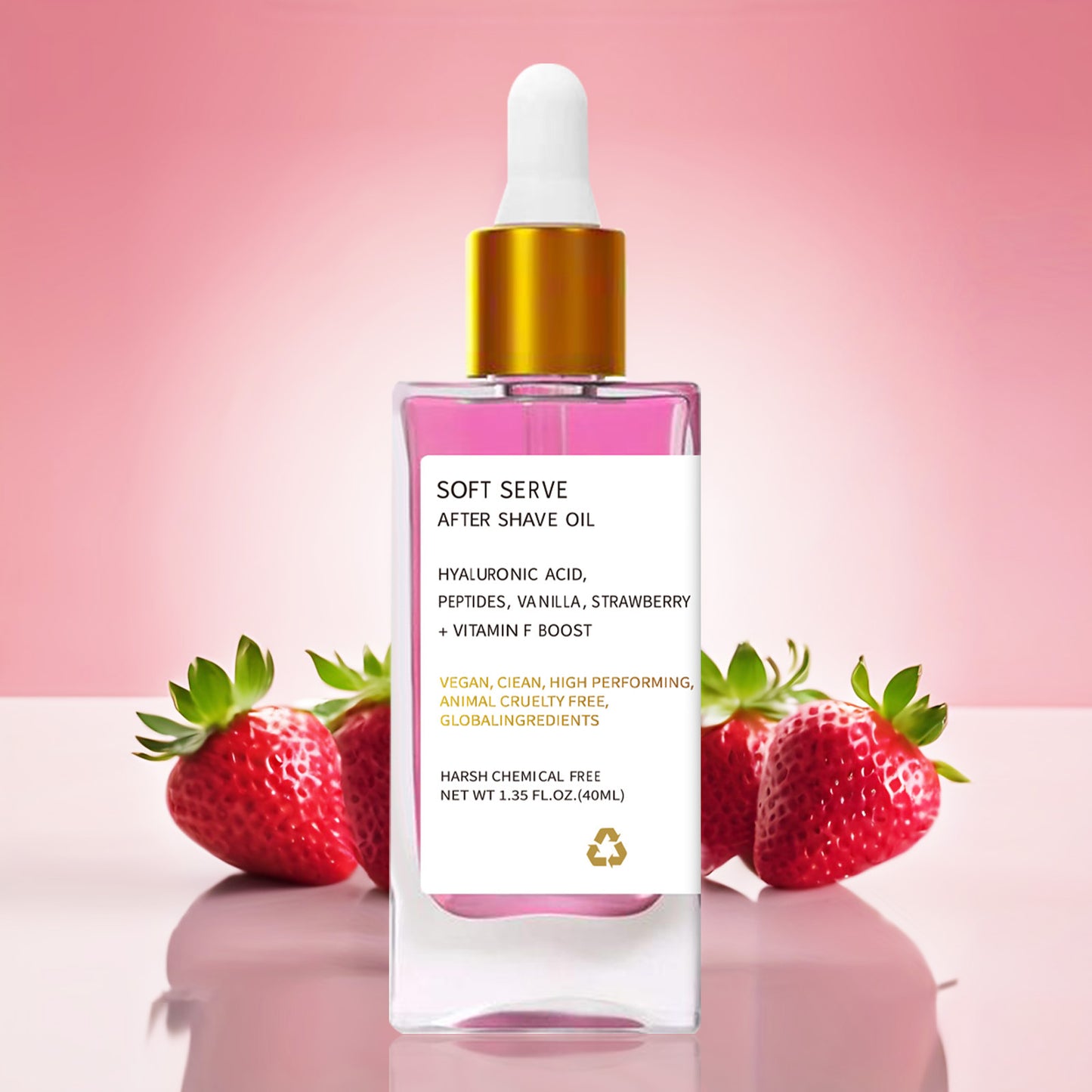 Strawberry Vanilla Aftershave Moisturizing Oil