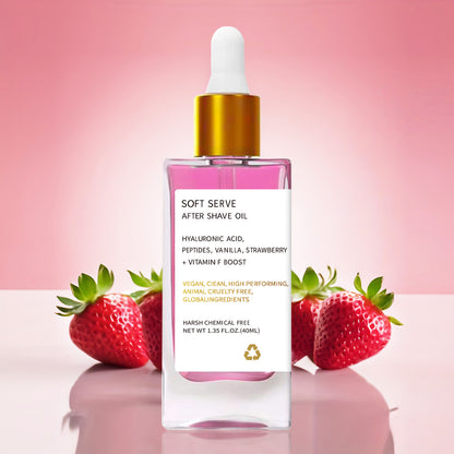Strawberry Vanilla Aftershave Moisturizing Oil