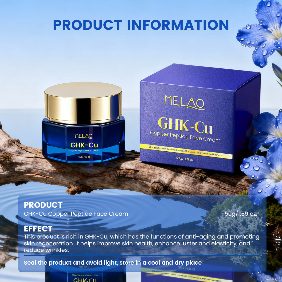 GHK-Cu Copper Peptide Face Cream