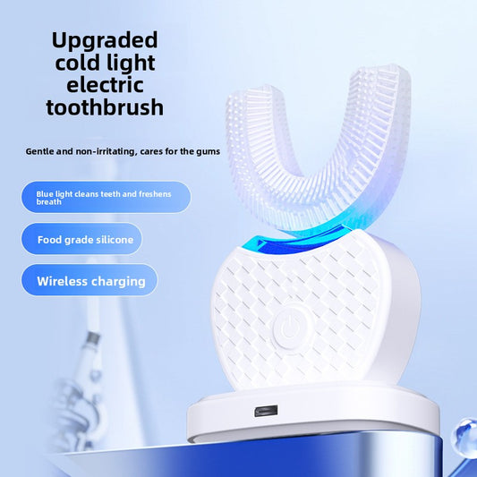 U-Shaped Sonic Electric Toothbrush with Charging Base