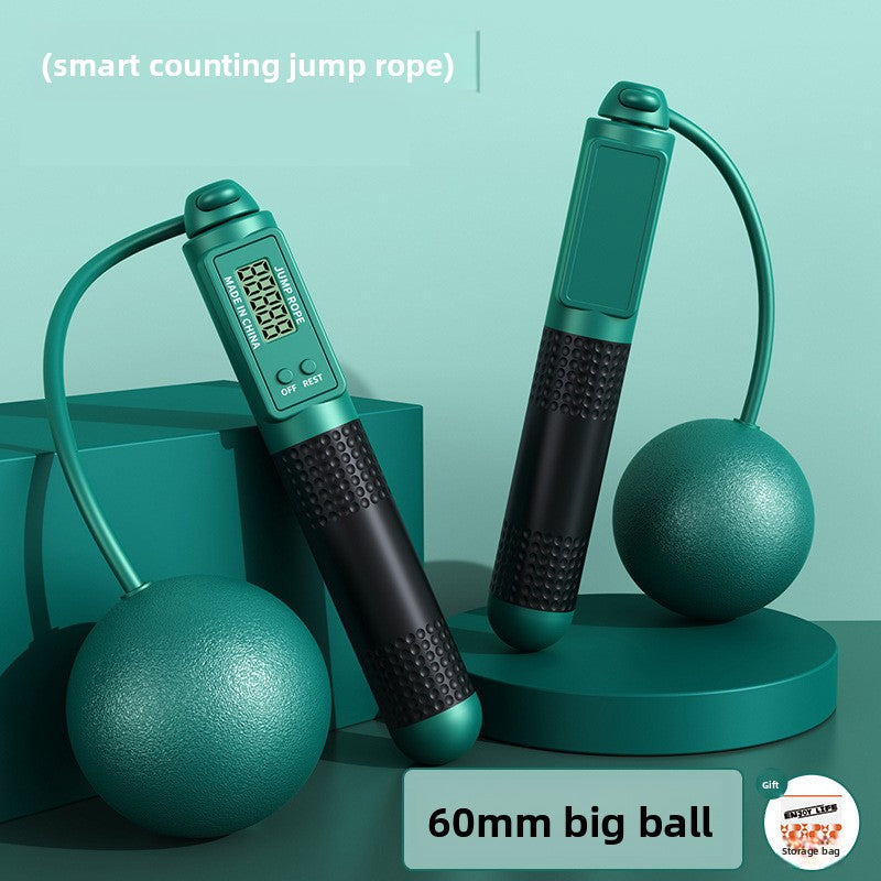 Smart counting weighted skipping rope