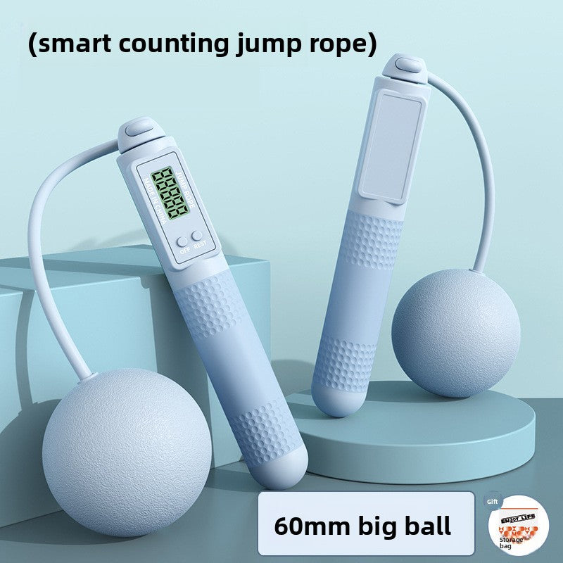 Smart counting weighted skipping rope