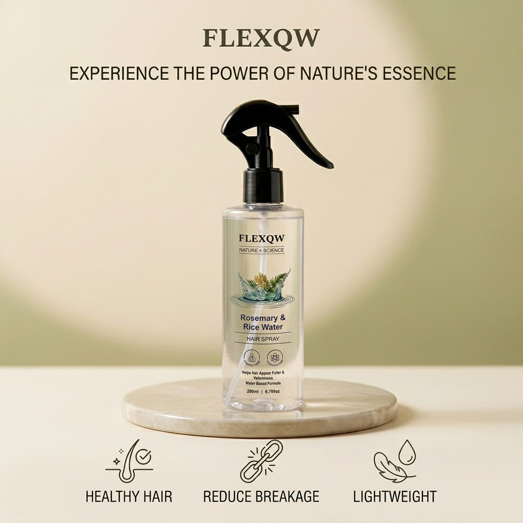 Rosemary Hair Care Leave-In Spray for Smooth Shiny Moisturized Hair