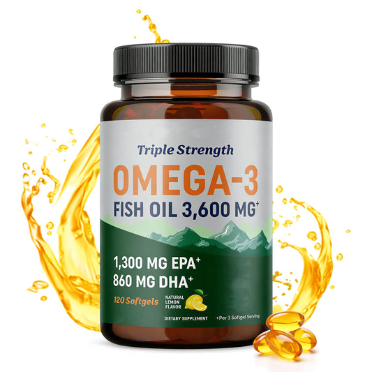 Fish Oil Soft Capsules Omega-3 Supplement