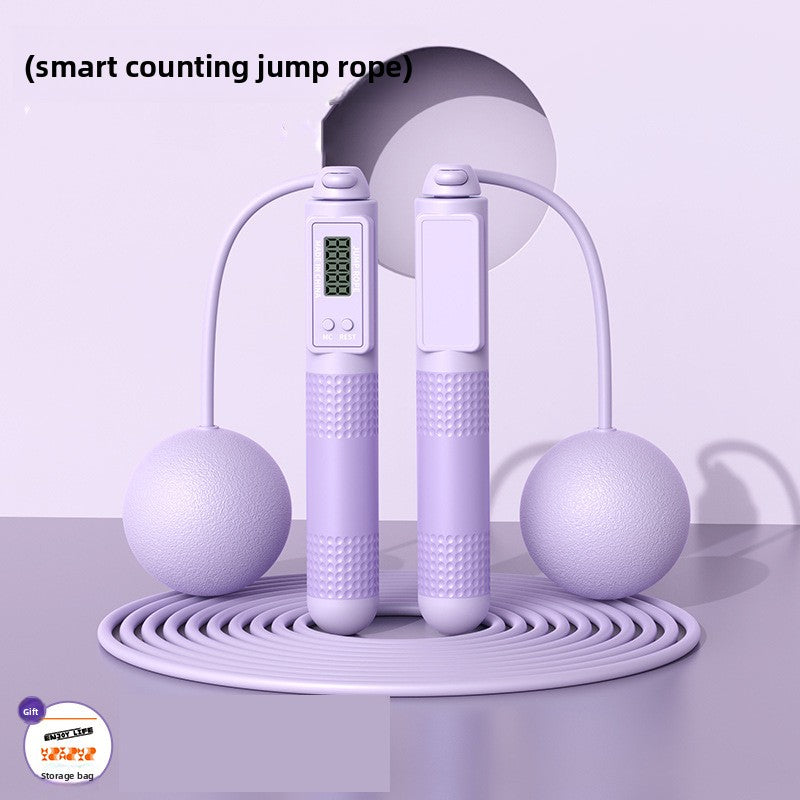 Smart counting weighted skipping rope