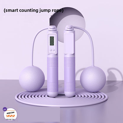 Smart counting weighted skipping rope