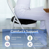 Donut-Shaped Memory Foam Seat Cushion for Tailbone Pain Relief