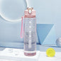 Sports Water Bottle with Straw and Handle