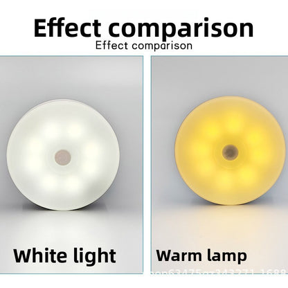 Human Body Sensor Lamp Automatically Lights up at Night,Smart Charging Night Light