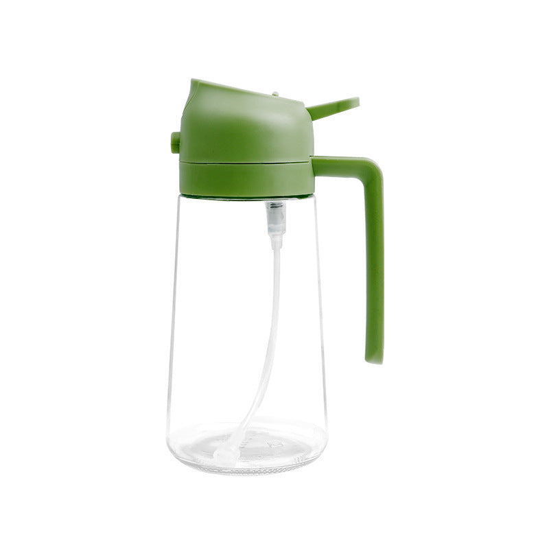 Automatic Dual-Use Glass Oil Spray Bottle