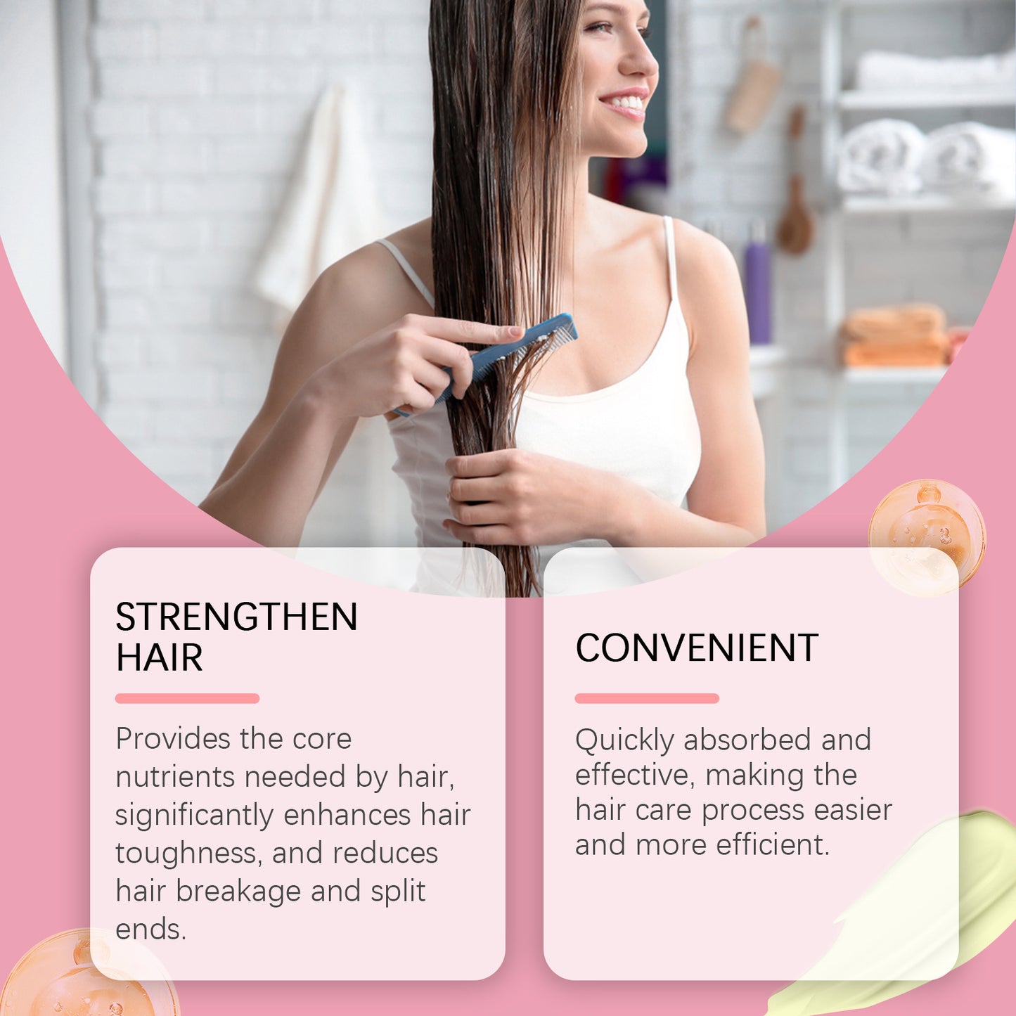 Keratin Hair Care and Nourishing Mask