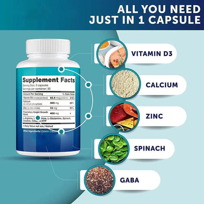 Height Growth Capsules 60 Capsules