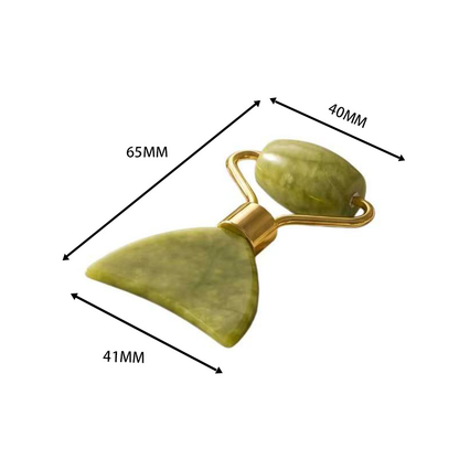Natural Jade Facial Roller Massage Set