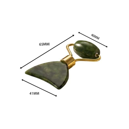 Natural Jade Facial Roller Massage Set